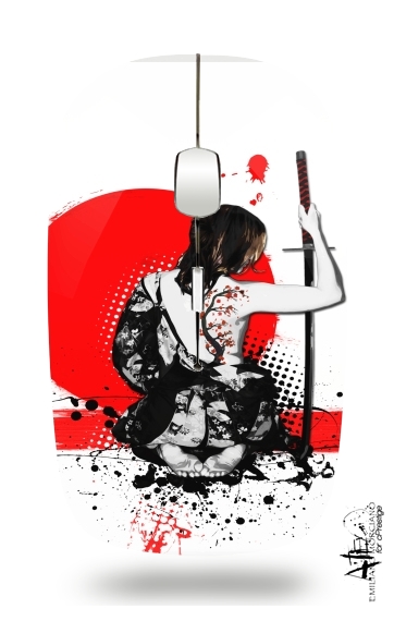 Souris optique sans fil avec recepteur usb Trash Polka - Female Samurai